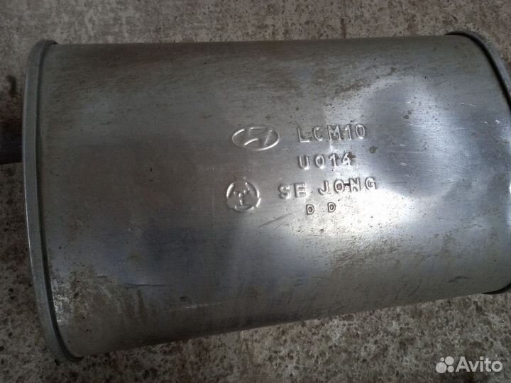 Глушитель резонатор Hyundai accent