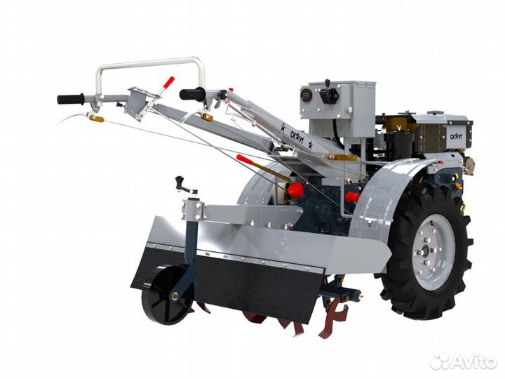 Мотоблок скаут 81 DE + почвофреза