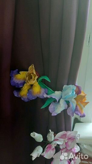 Подхваты для штор ручной работы