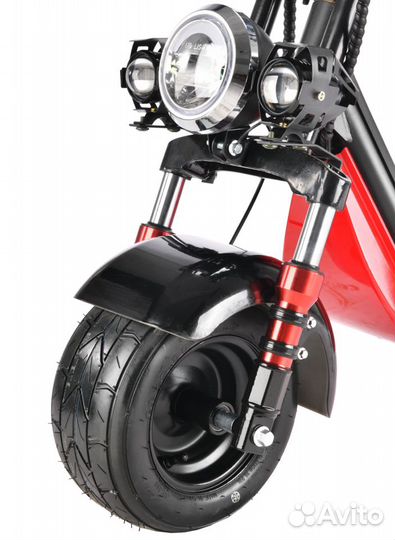 Электроскутер white siberia mini R 1200W black