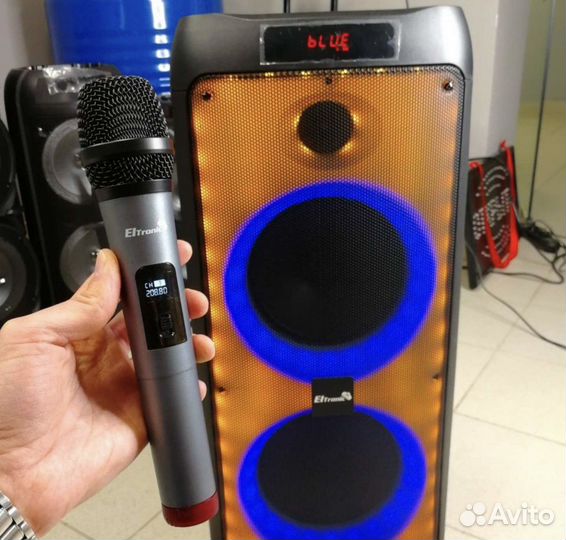 Колонка eltronic 20-09 800ватт +караоке