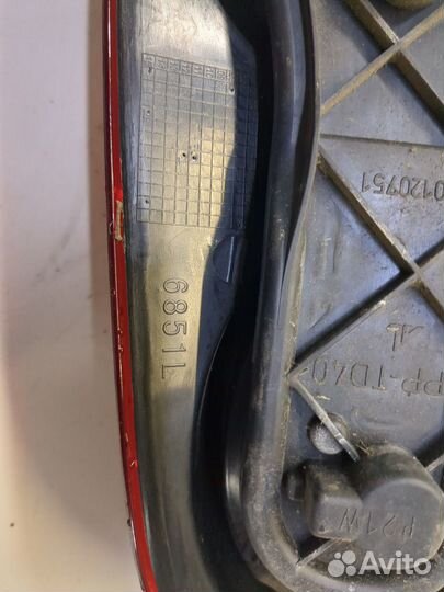 Фонарь (задний) Fiat Doblo, 2009