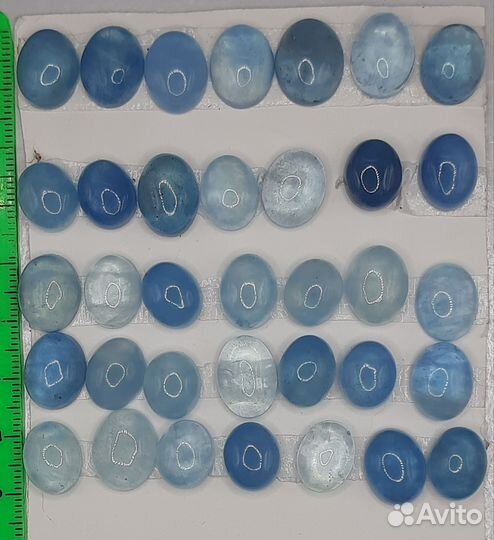 Аквамарина кабашон