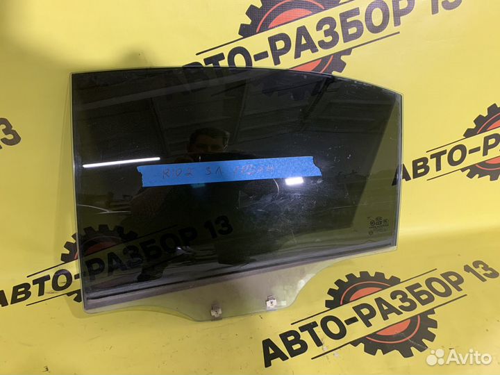Стекло двери заднее левое Киа рио 2 седан