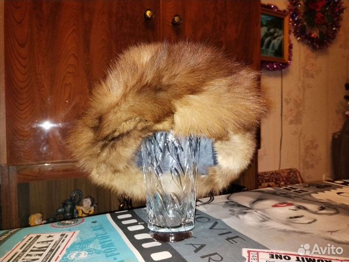 Шапка лиса 56 р-р