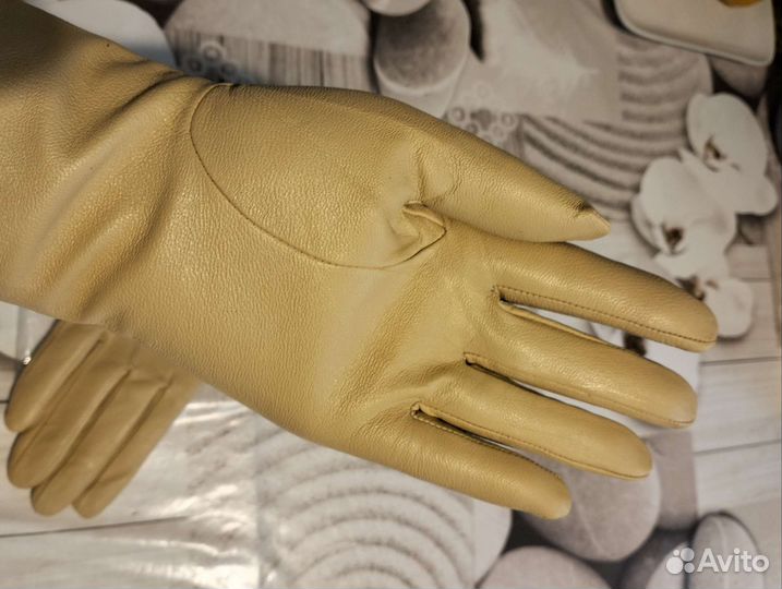 Перчатки женские кожаные 8 размер