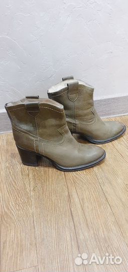 Полусапоги натуральная кожа