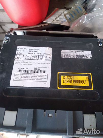 Магнитола тойота авенсис t250