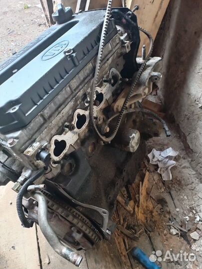 Двигатель (рабочий) на kia spectra