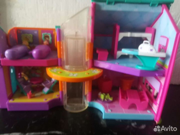 Домик и парикмахерская для магнитных Polly Pocket