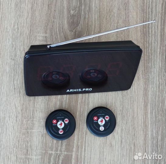 Кнопка вызова официанта кальянщ. Слим табло Инфо