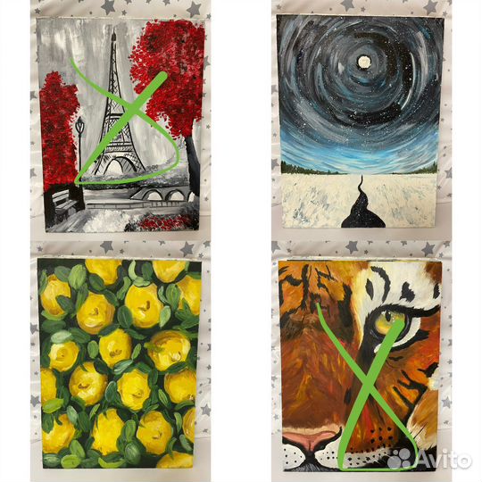 Картина рисунок масло