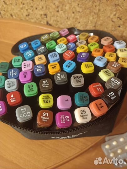 Маркеры для скетчинга 60 шт