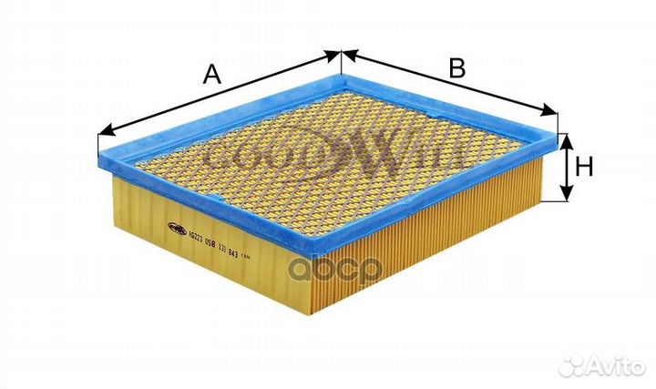 Фильтр воздушный AG223 Goodwill