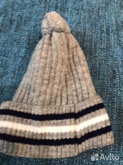 Шапка для мальчика 6-9 лет на флисе
