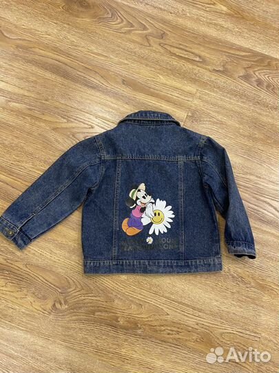 Джинсовая куртка на девочку 104