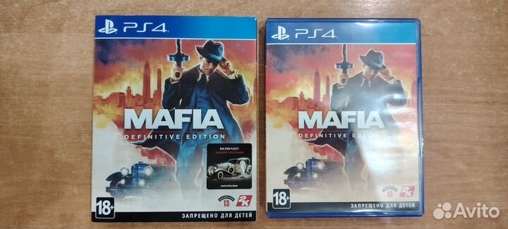 PS4 игра Mafia: Definitive Edition