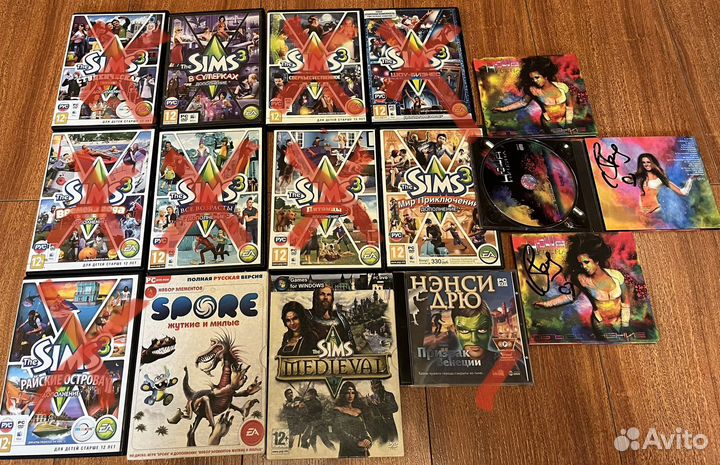 Компьютерные игры (Sims, spore, Нэнси Дрю)