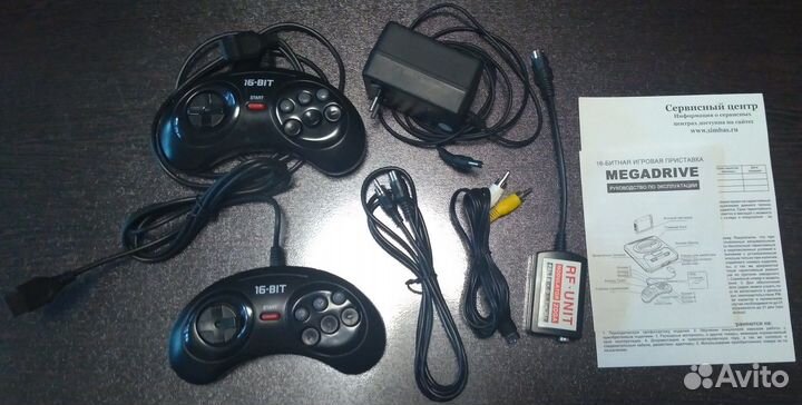 Картриджи Sega + приставка