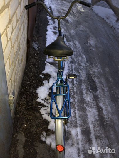 Велосипед десна синий складной