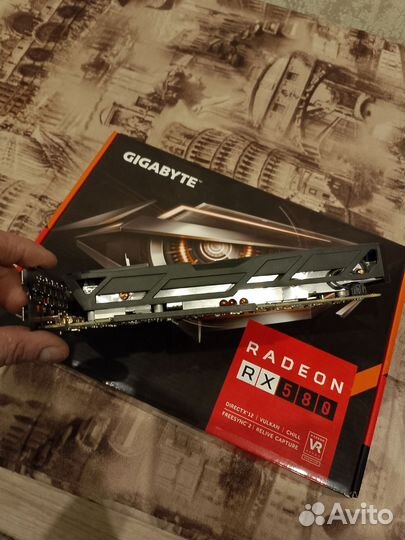 Видеокарта gigabyte RX 580 8 Gb