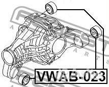 Vwab023 Сайлентблок подушки дифференциала