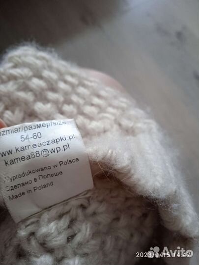 Комплект шапка/шарф kamea (Польша)