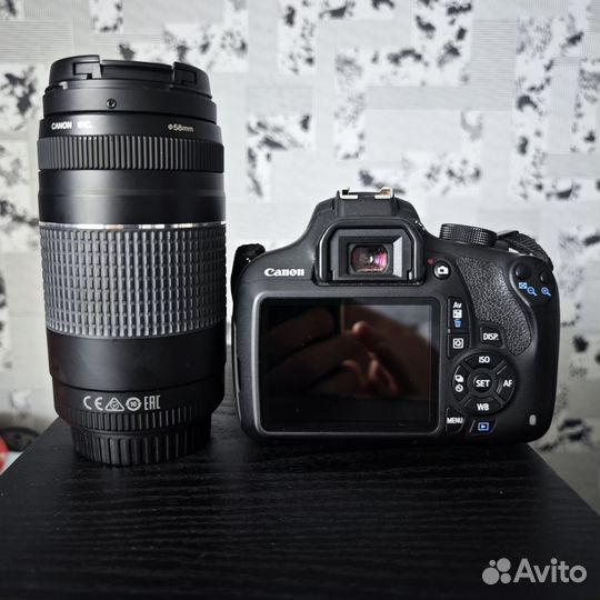 Зеркальный фотоаппарат canon. eos 1200d