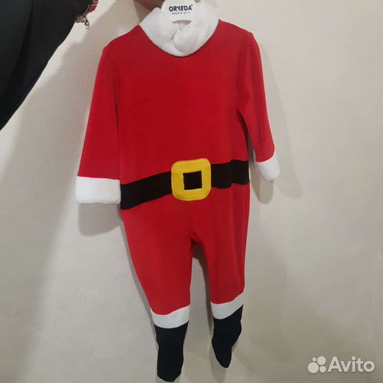 Костюм деда мороза детский 86