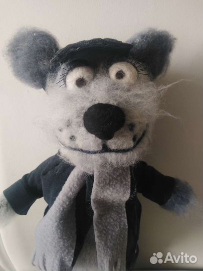 Валяная игрушка, ручная работа, медведь, тэдди