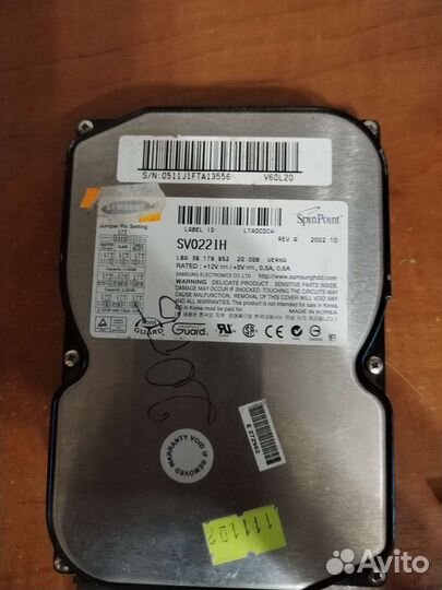Нерабочие HDD диски и видеокарта