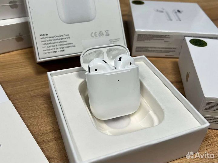 Airpods 2 premium + чехол в подарок