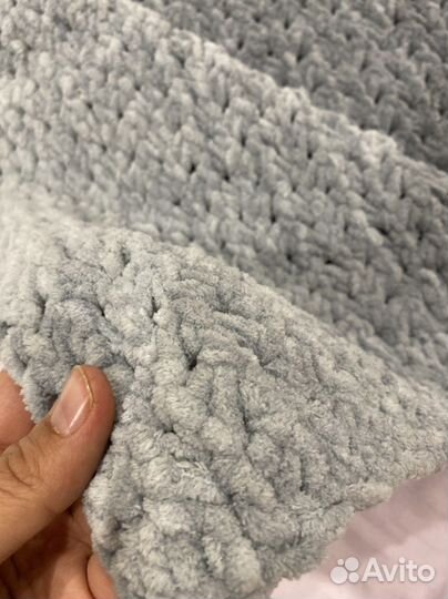 Плед детский вязаный ручная работа