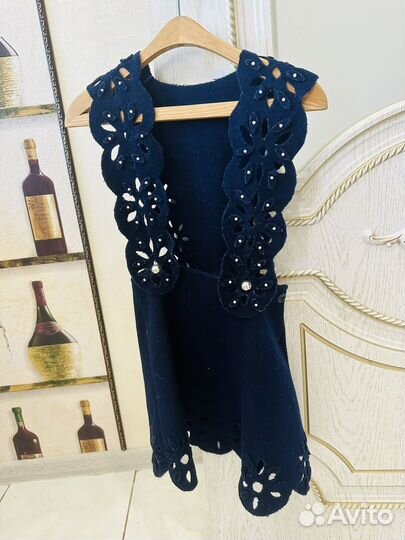 Пончо,сарафан,шапка