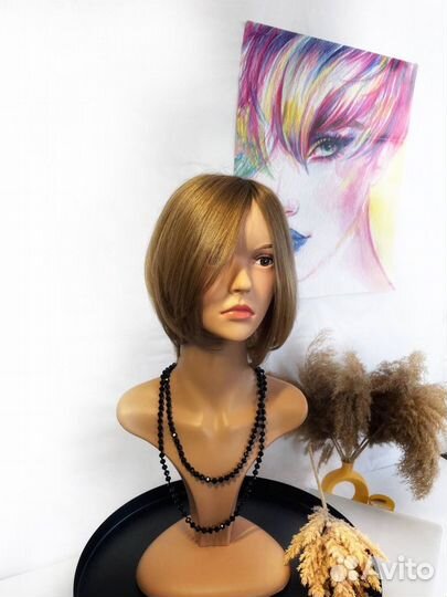 Накладка из натуральных волос 25 см