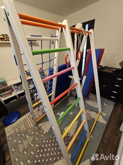 Детская шведская стенка деревянная
