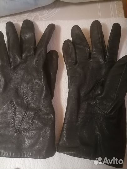 Женские кожаные перчатки СССР