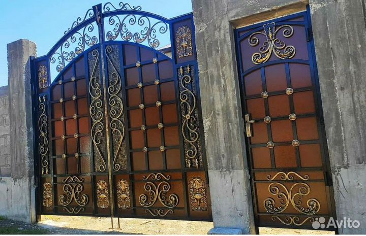 Кованые ворота