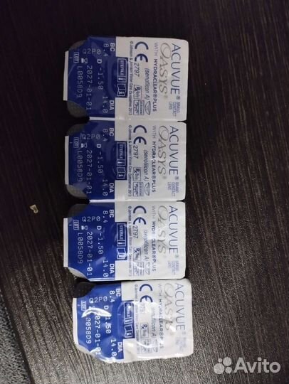 Линзы Acuvue Oasys