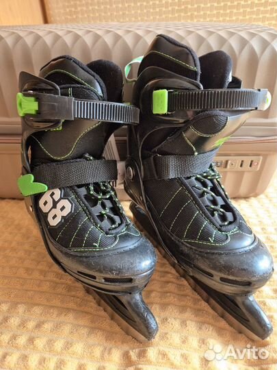Коньки раздвижные 34 37