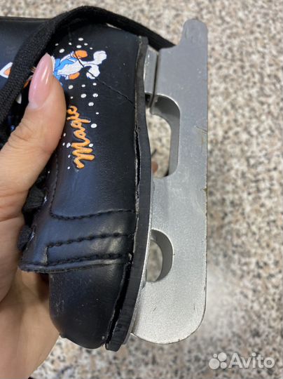 Коньки детские двухполозные 23-24 размер