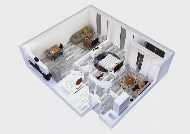 3-к. квартира, 67 м², 4/15 эт.