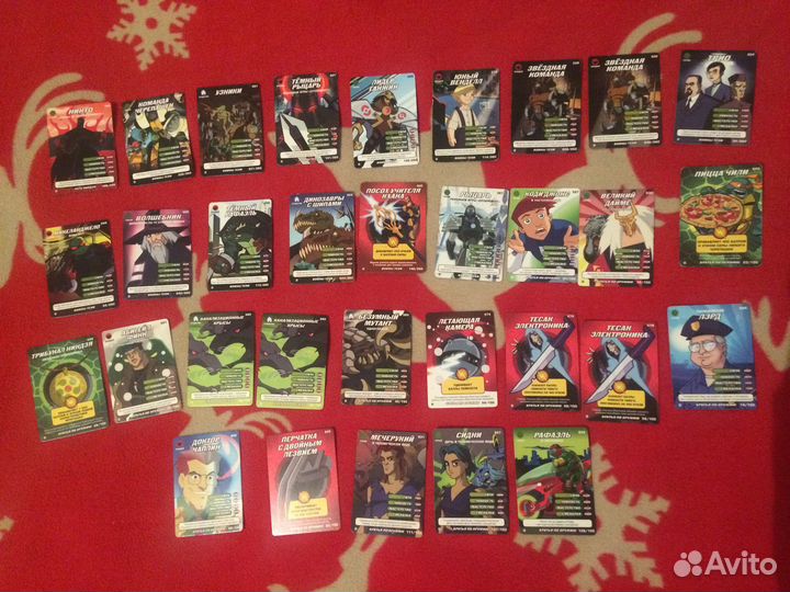 Карточки черепашки ниндзя бпо пн вт