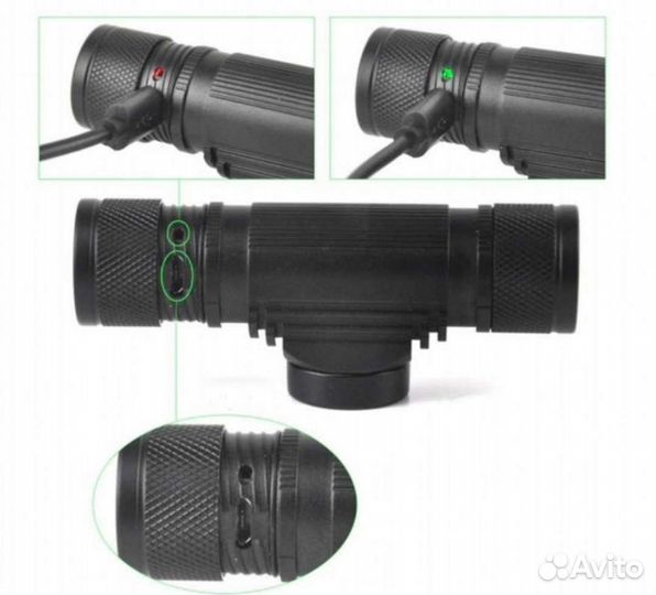 Налобный фонарь фонарик светодиодный