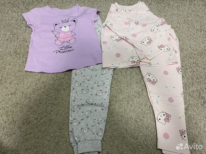 Большой пакет вещей и обуви 104/110