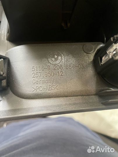 Воздуховод задний BMW F10 Воздуховод бмв Ф10