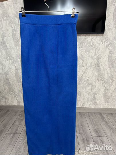 Длинная теплая юбка 42