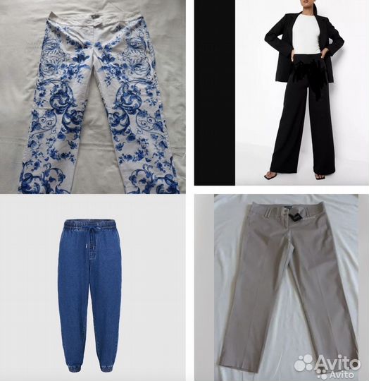 Бриджи капри брюки джинсы Zara Studio M S L нов