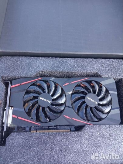 Видеокарта rx580 8gb gigabyte