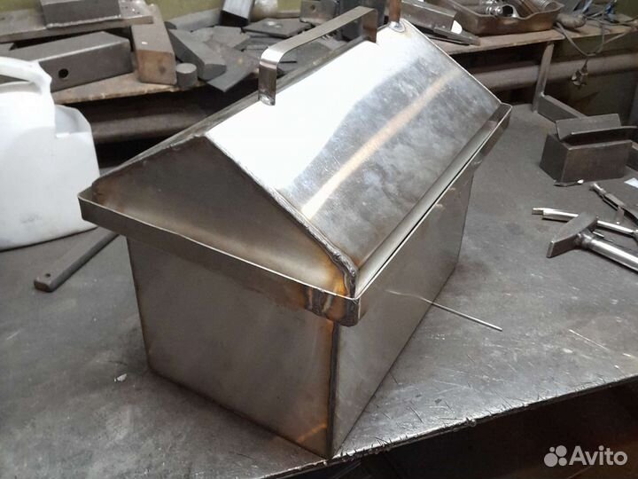 Коптильня горячего копчения из нержавейки